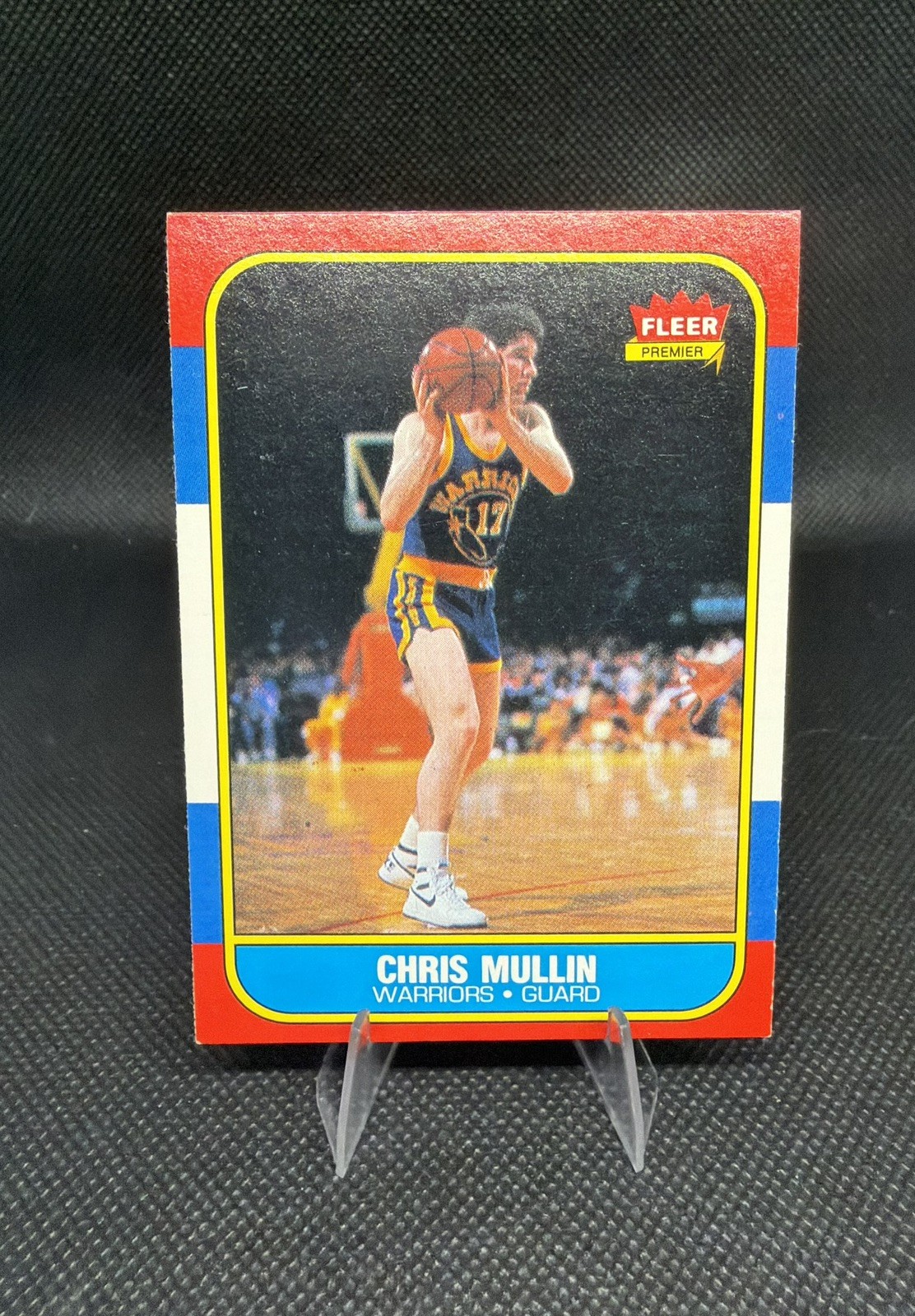 ⚡️1986-87 Fleer – GREAT CENTERING Chris Mullin #77 Rookie Card