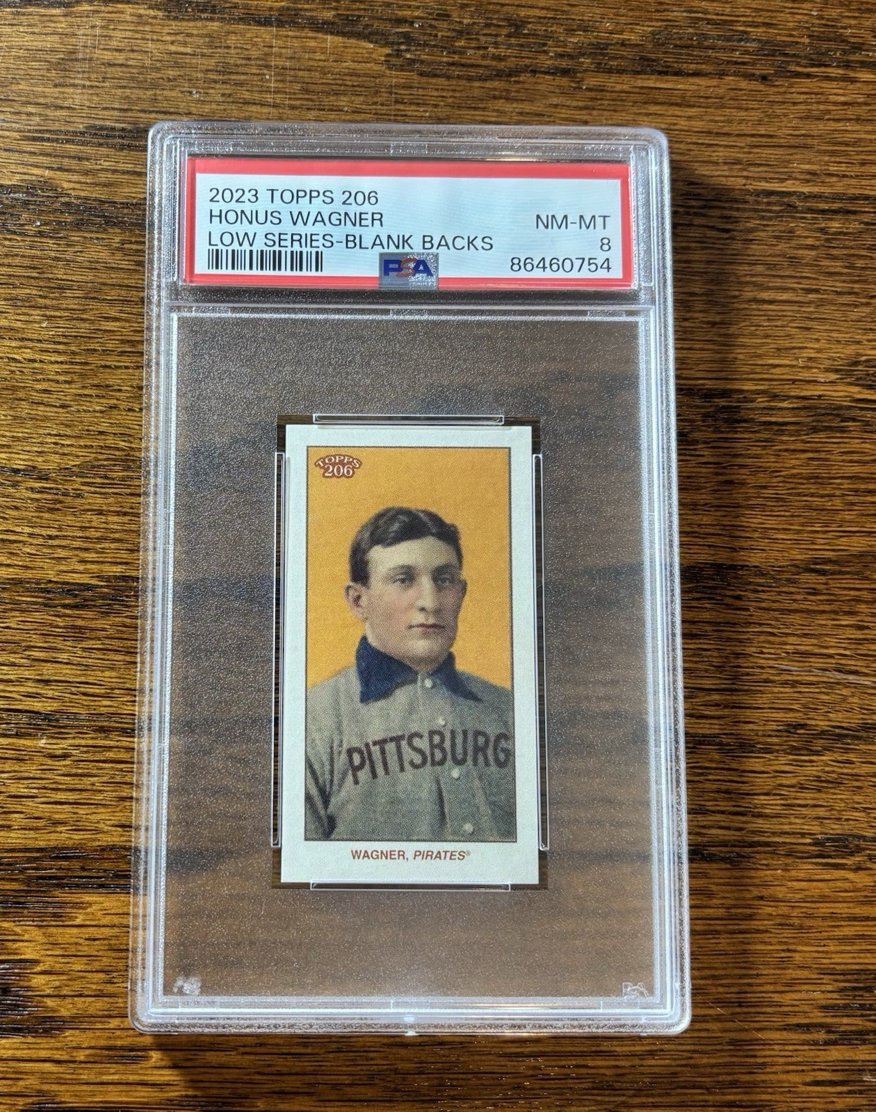 2023 TOPPS 206 LOW SERIES | HONUS WAGNER BLANK BACK POP 1 Print Run 10