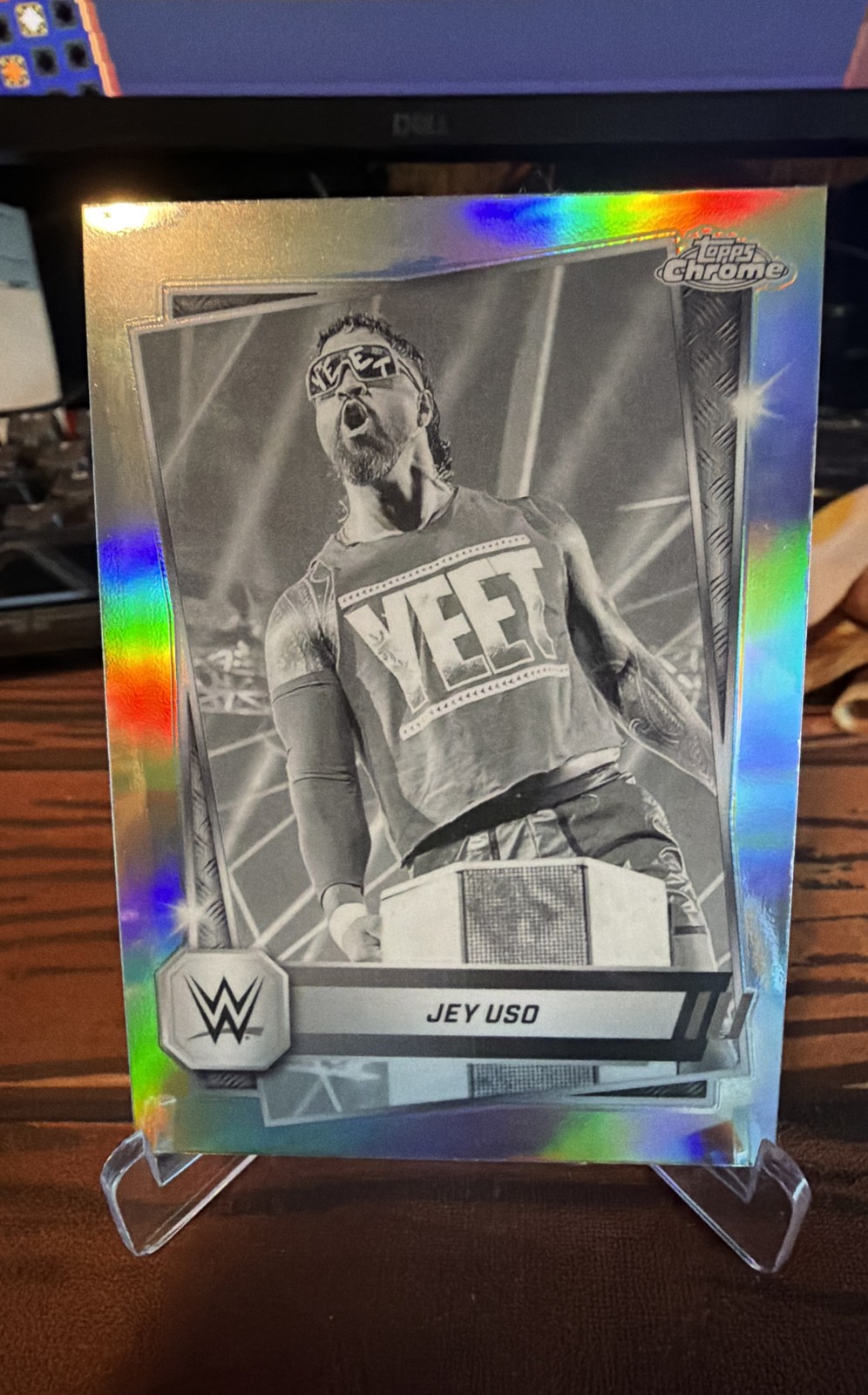 2025 Topps Chrome WWE – Jey Uso #106 Sepia Refractor