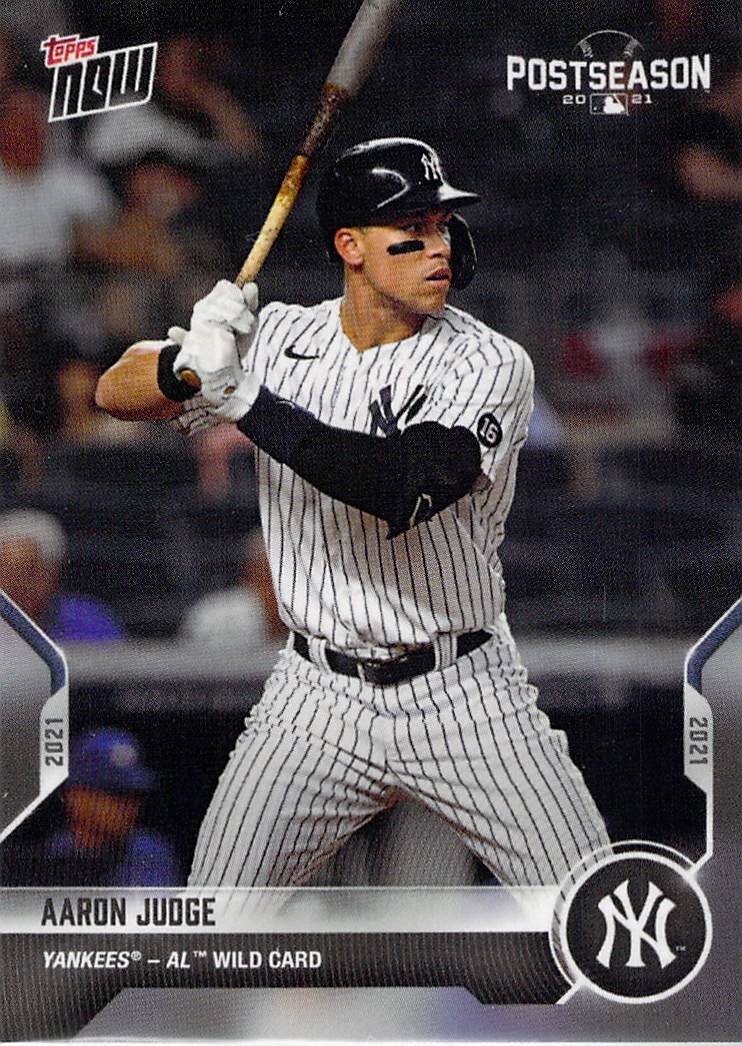 2021 Topps Now Post-Season Card PS-99 Aaron Judge – Free Shipping Always!