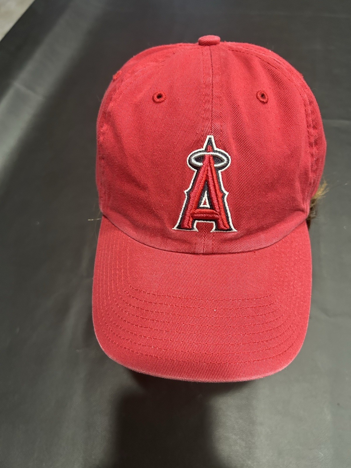 Anaheim Angles RED TWIN ENTERPRISE ADJUSTABLE MLB ANLES HAT. Never worn!