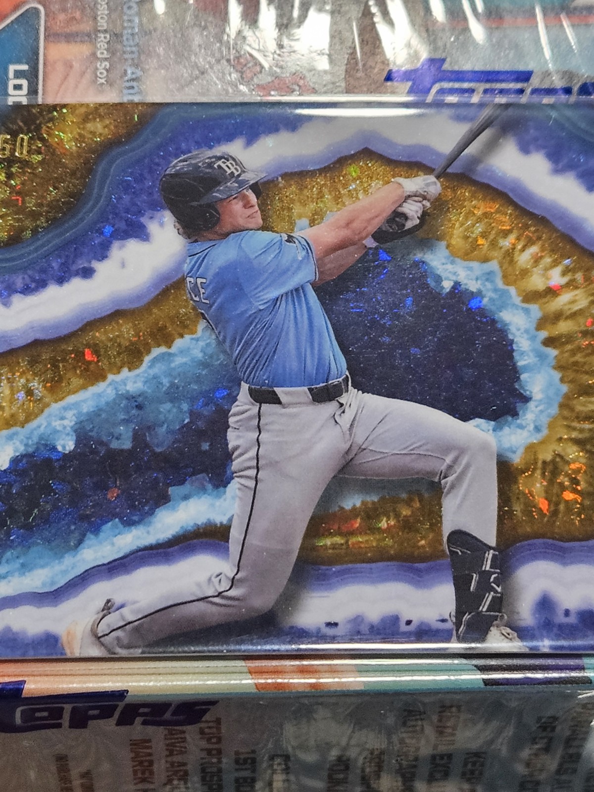 2026 Bowman Chrome Prospects Daniel Pierce Crystallized Gold /50 BWC-10 TB Rays