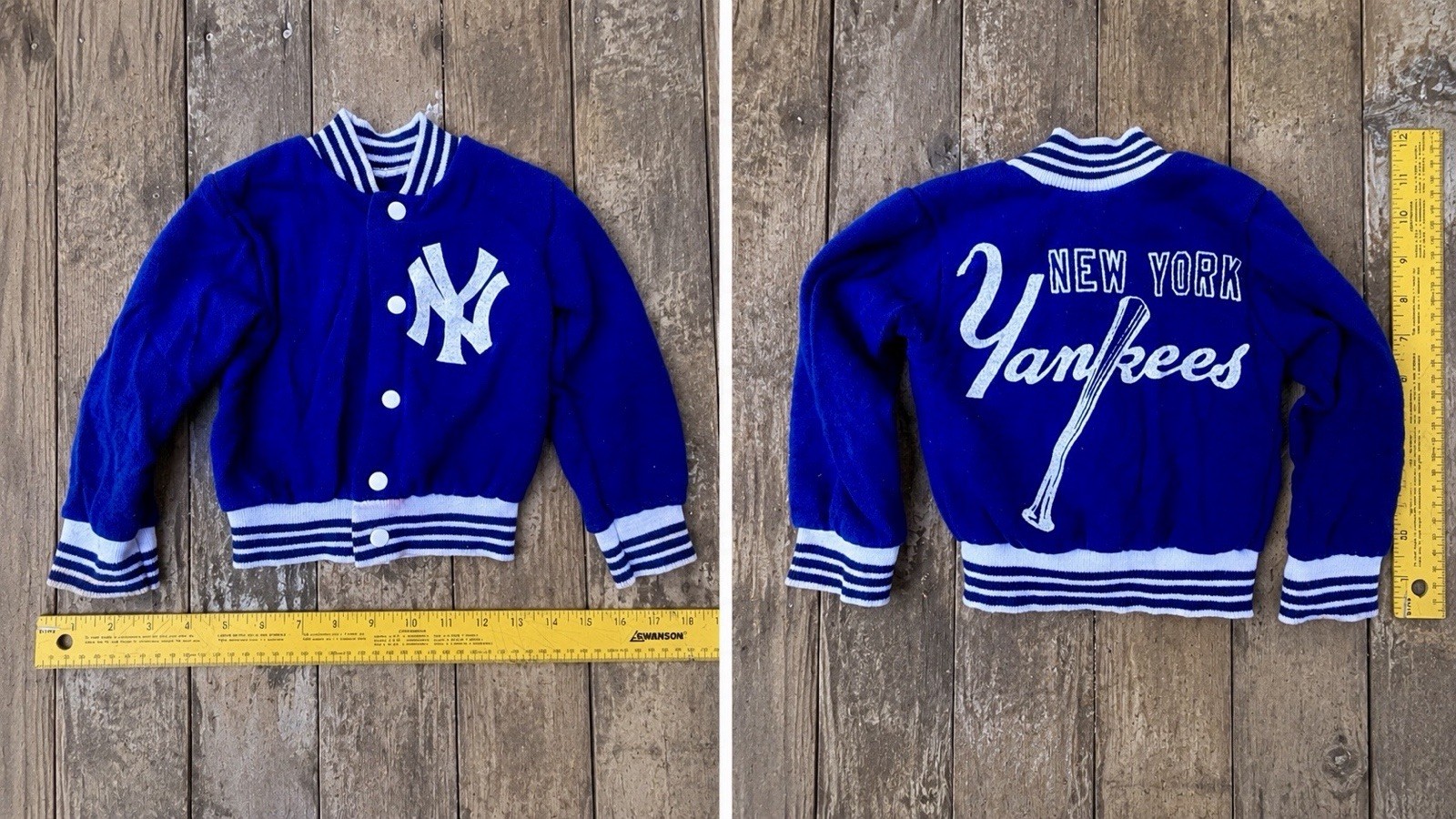 Vintage Baby New York Yankees Letterman Style Jacket