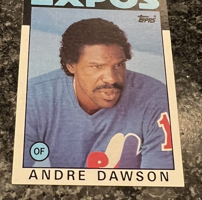 1986 Topps – #760 Andre Dawson Original Buyer HOF Player Mint