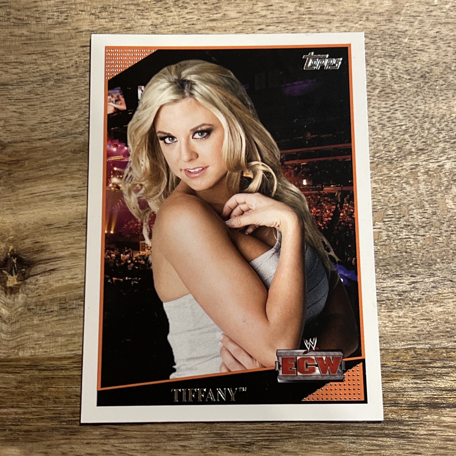 TIFFANY 2nd year! 2009 Topps WWE #56 ECW Taryn Terrell TNA FCW NWA Diva Divas