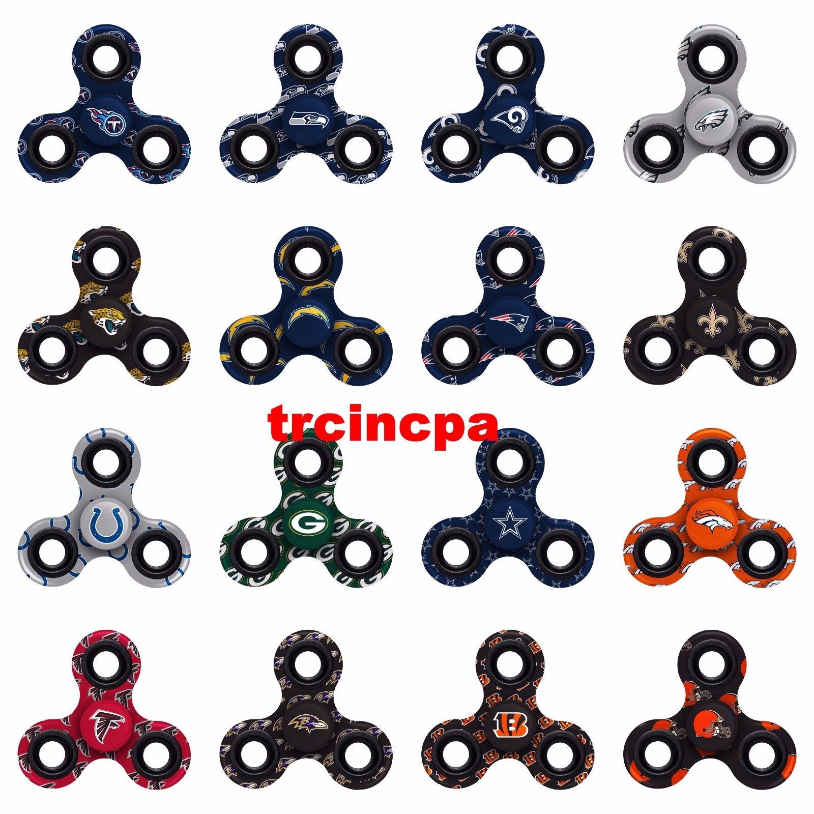 Forever Collectibles – NFL – 3 Way Printed Fidget Spinner – Pick Your Team