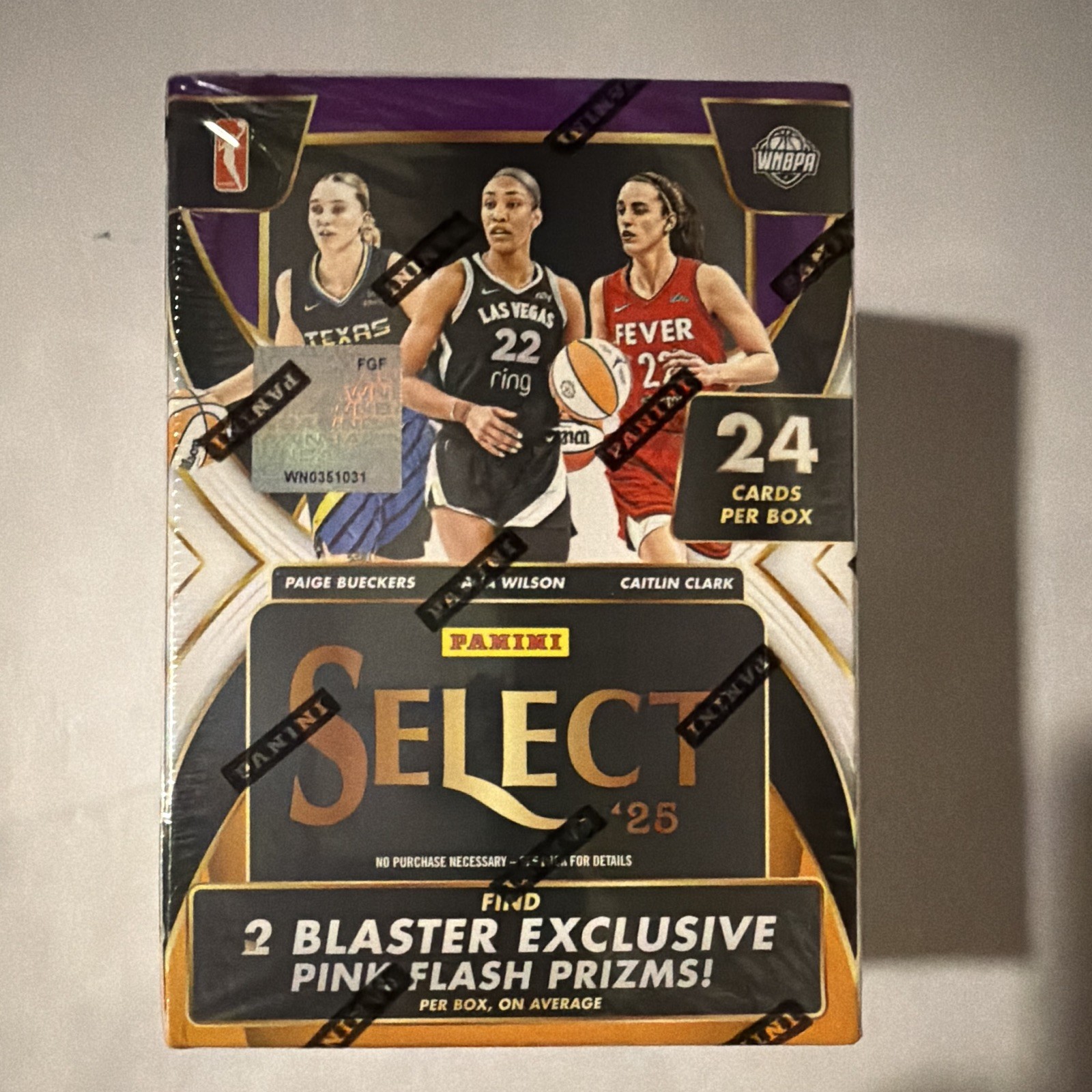 Panini Select 2025 WNBA Basketball Blaster Box Trading Cards (24 Cards) Prizm