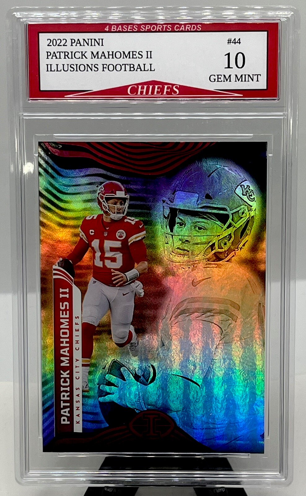 2022 Panini Illusions Patrick Mahomes Kansas City Chiefs Card #44 Gem Mint 10!