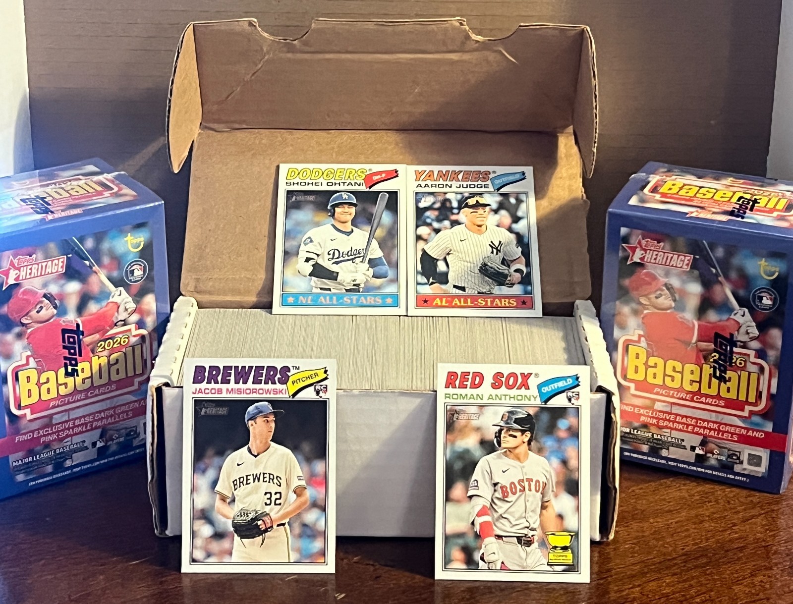 2026 Topps Heritage Complete Base Set #s 1-400 300 Cards no SPs 🔥🔥🔥🔥