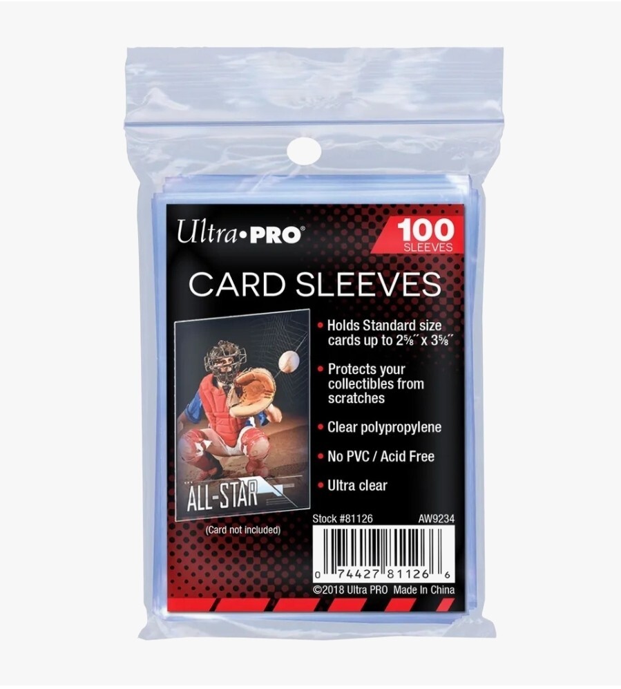 Ultra PRO 2.5 x 3.5 inch Trading Card Penny Soft Sleeves – 100 Pack (AW11739)