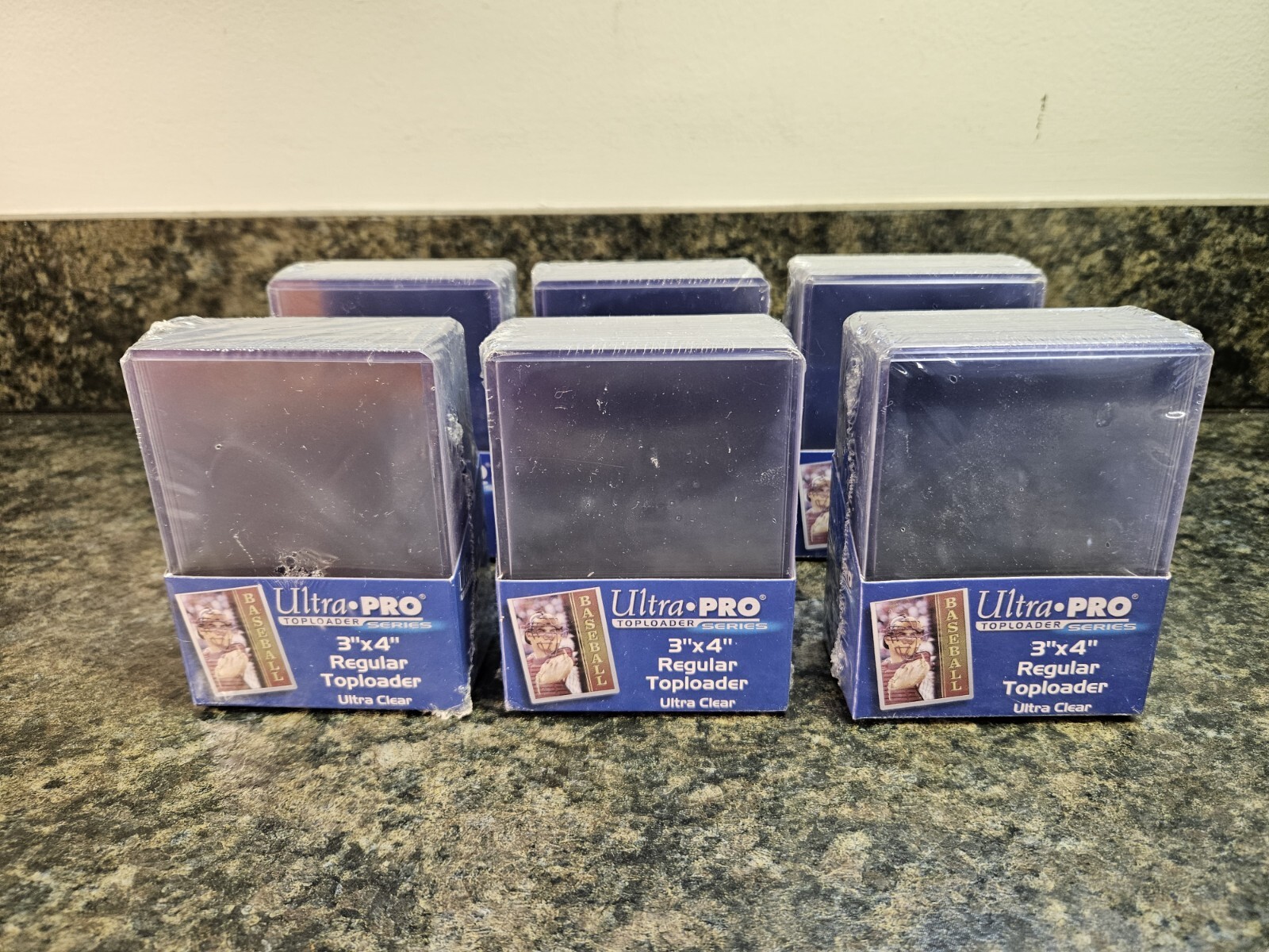 Lot of 6 Ultra Pro TopLoader Series Sleeves 25pk 2½” x 3½” (Total of 150)