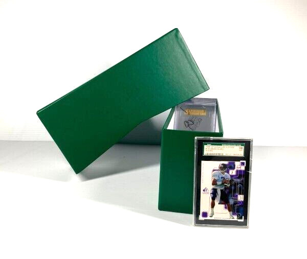 Large Capacity Graded Card Storage Box, MJ Roop Archivers GREEN (PSA, BGS, SGC)