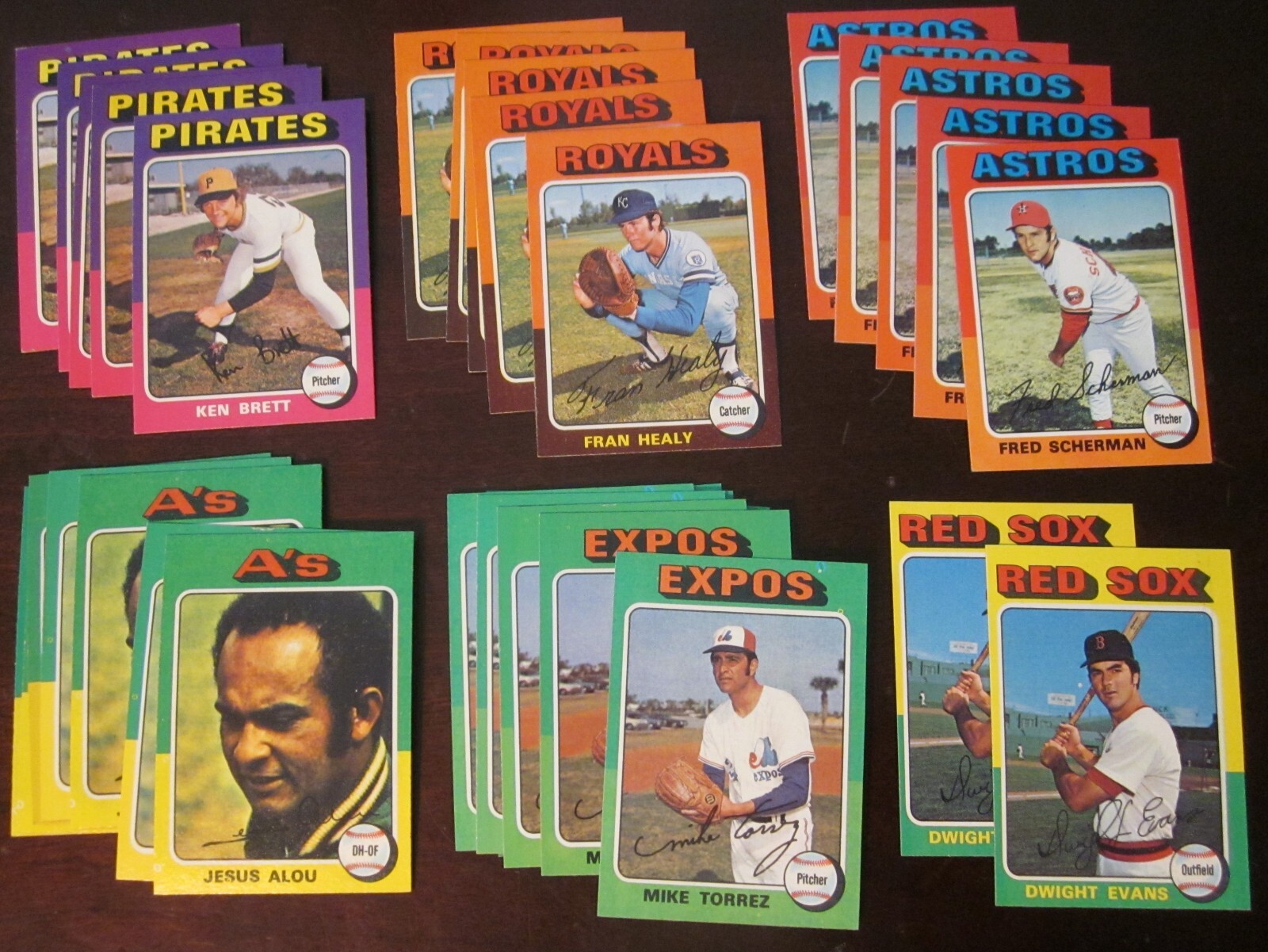 1975 Topps Baseball- Pick Choose Finish Your Set – (#250- 499) NM NM/MT