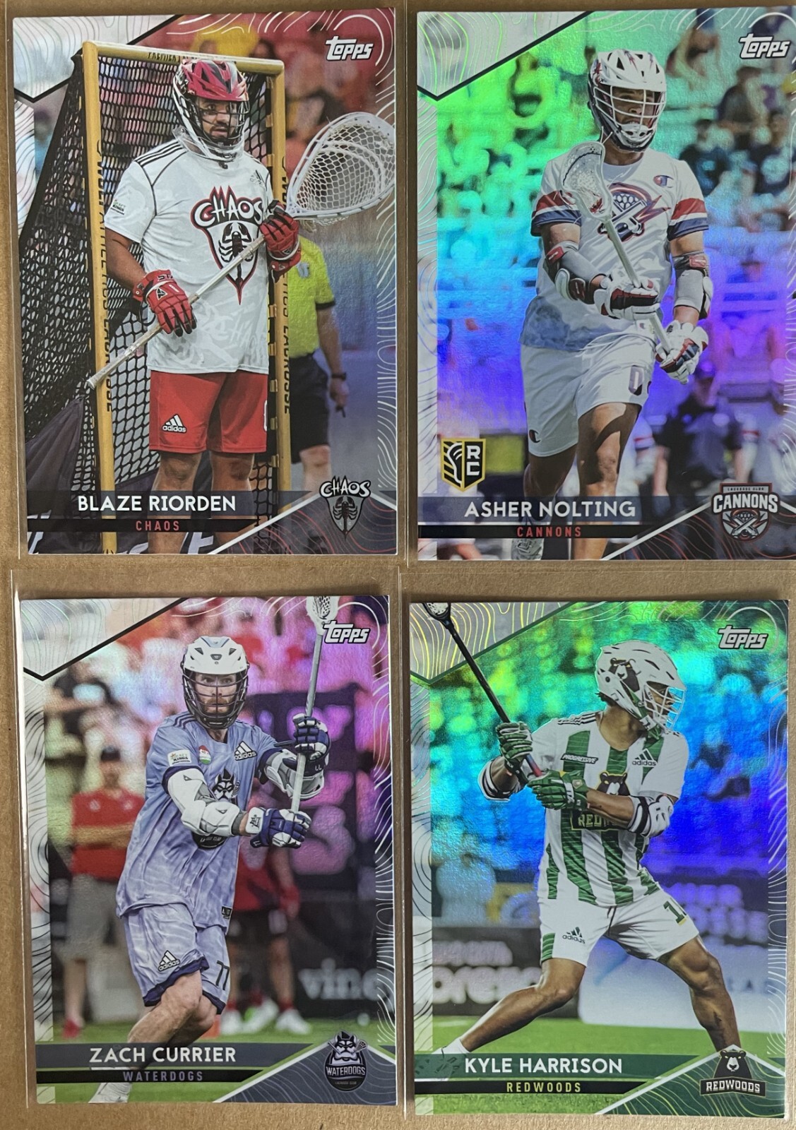 2022 Topps Premier Lacrosse League PLL Rainbow Foil Cards *You Pick From List*