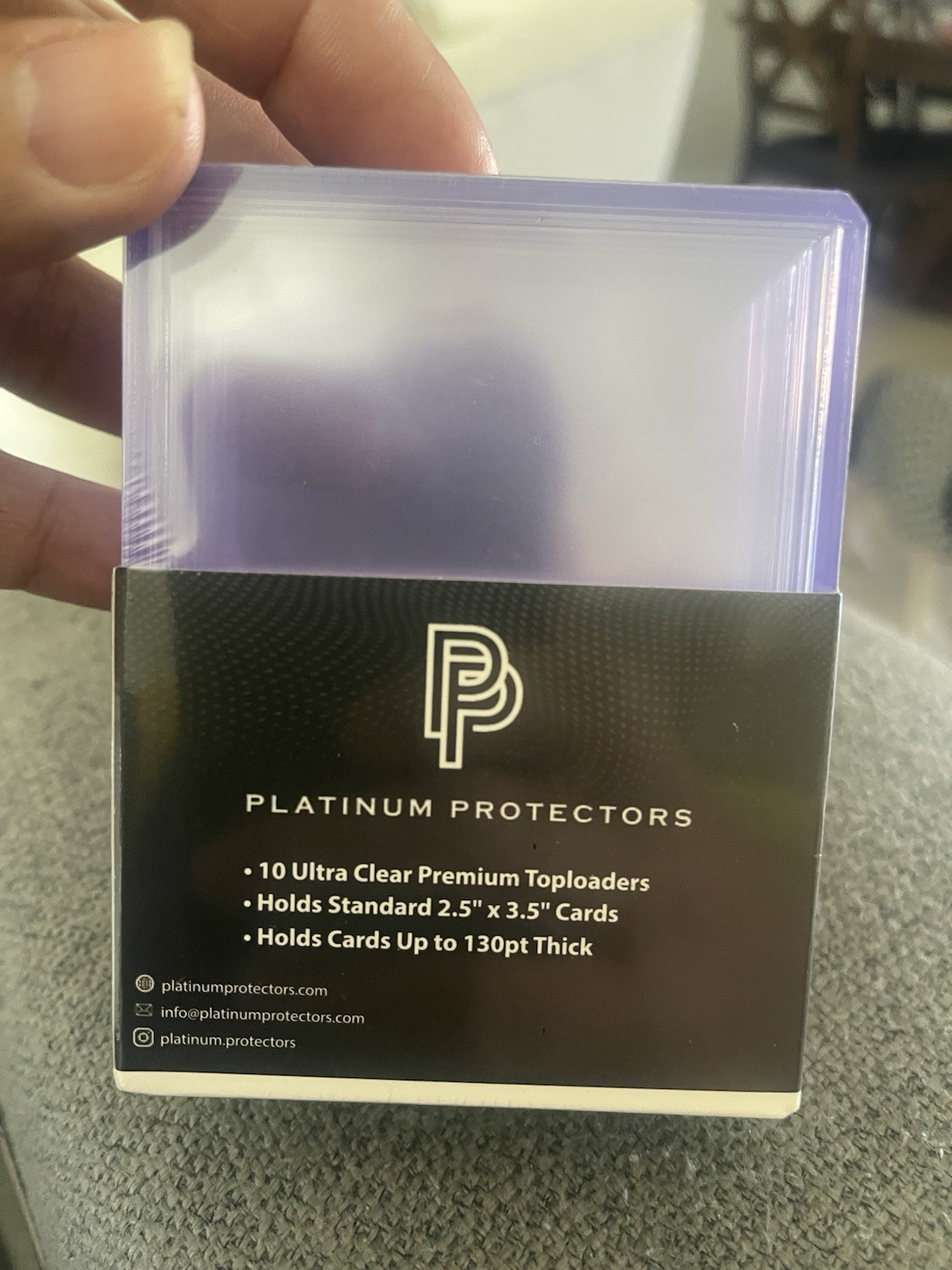 🔥Platinum Protectors 130pt Toploaders Trading Card Sleeves Plastic Holders🔥