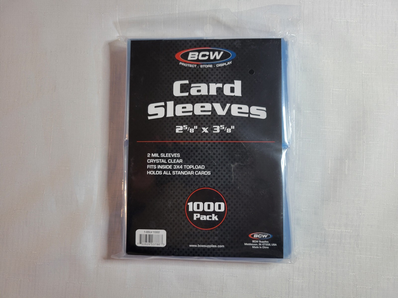 🔥 BCW Card Sleeves – 1000 Pack – Standard Size Penny Sleeve for Trading Cards ✈
