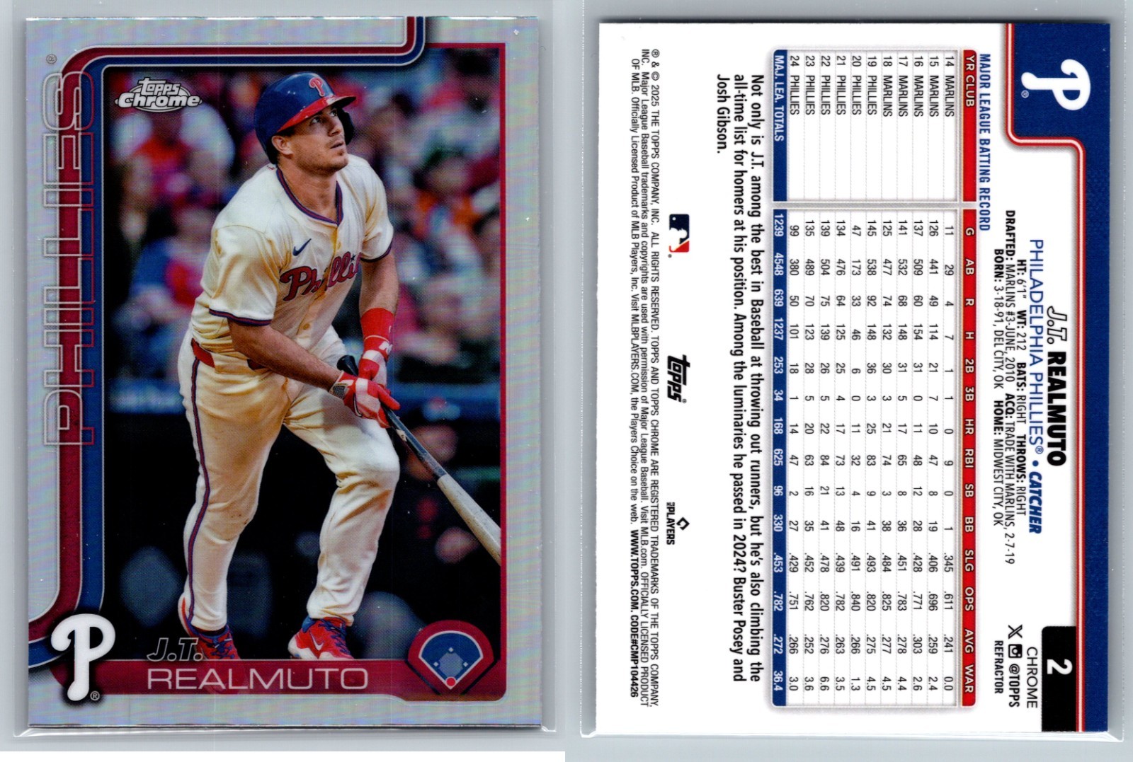 2025 Topps Chrome REFRACTORS & PRISM PARALLELS #1-300 You Pick & Complete a Set!