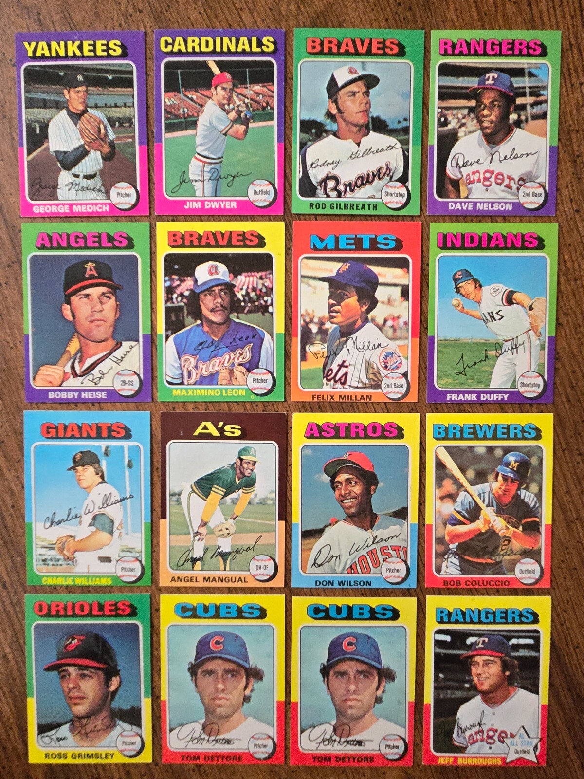 1975 TOPPS MINI BASEBALL YOU PICK #8 – #658 ****FREESHIPPING