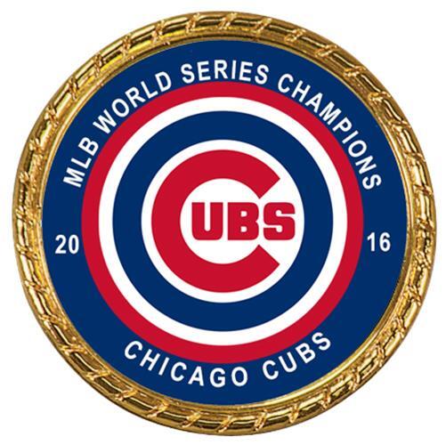 Chicago Cubs 2016 MLB World Series Champions Coin Double Sided