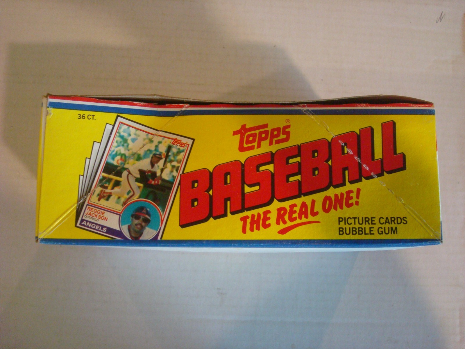 1983 Topps Baseball “MICHIGAN TEST PACK” DISPLAY BOX – EMPTY – BEAUTIFUL – RARE