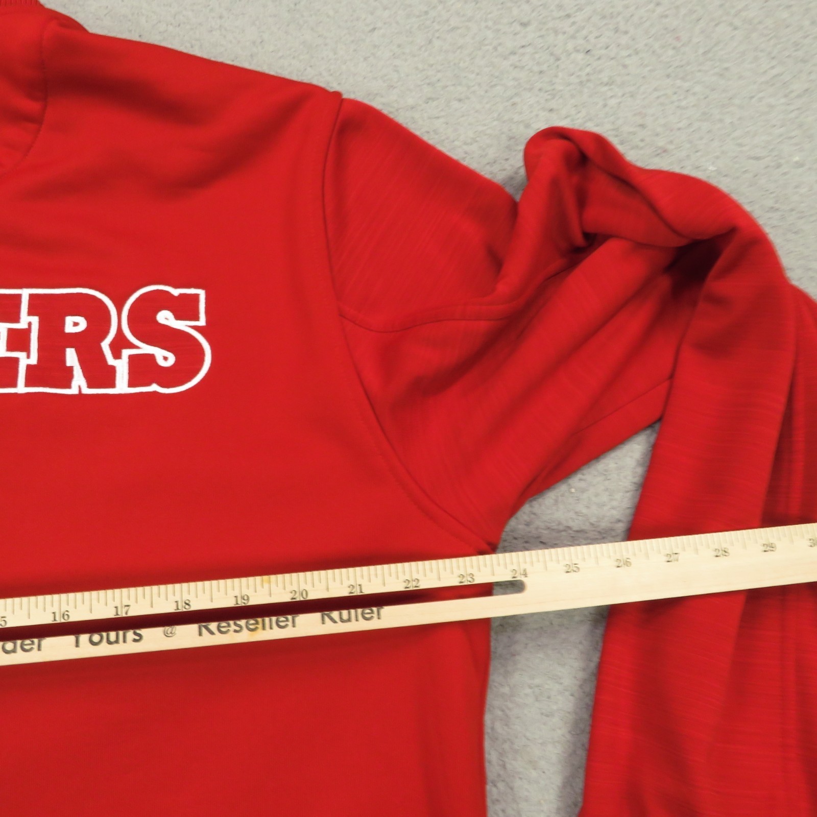 Nebraska Cornhuskers Jacket Mens Large Player Issued Huskers Warmup Shoot Around