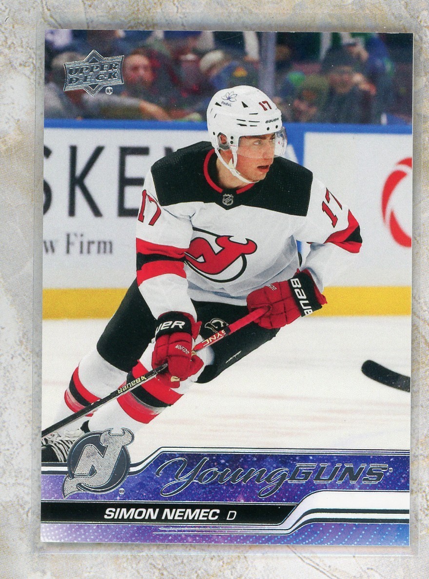 2023-24 Upper Deck Young Guns #727 Simon Nemec YG RC New Jersey Devils