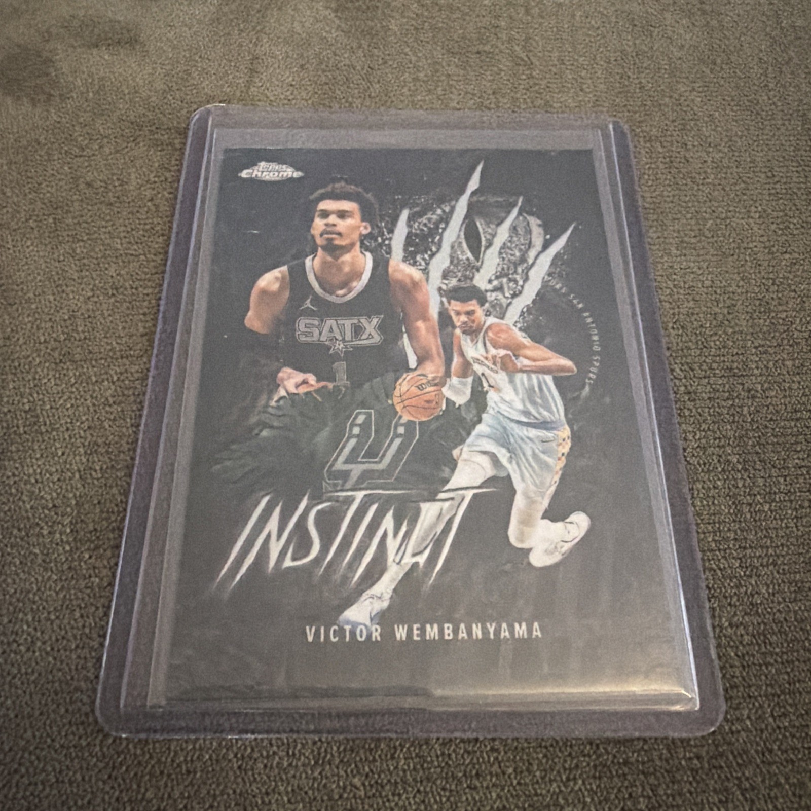 2025-26 Topps Chrome Instinct #INS-9 Victor Wembanyama – Spurs