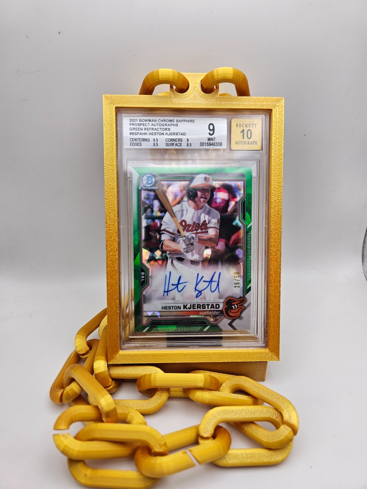 BGS SLAB FAT CHAIN NECKLACE *GRADED CARD NOT INCLUDED
