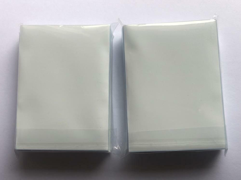 Lenayuyu 300pcs whiteW Protector Standard MTG Card Sleeves 66x91mm Glossy