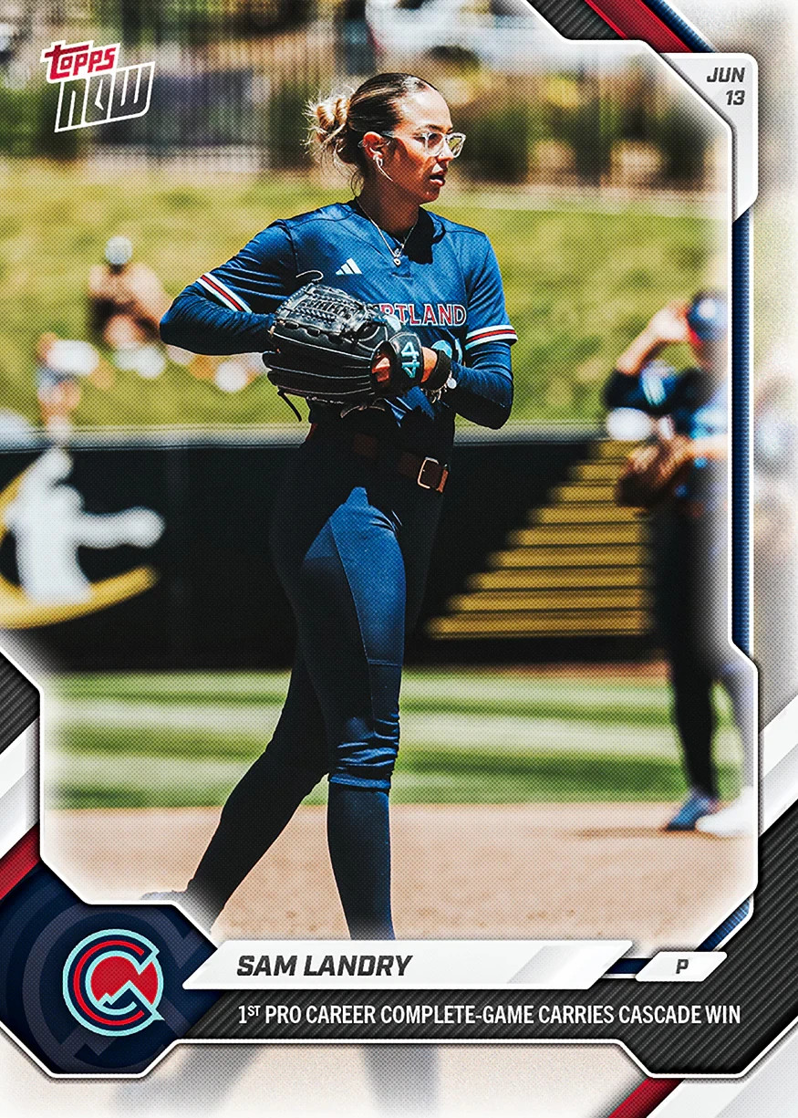Sam Landry 1st Complete Game Cascade – 2026 AUSL Topps NOW – Card 7 Presale