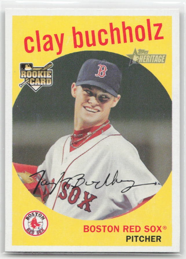 2008 Topps Heritage #88 Clay Buchholz RC