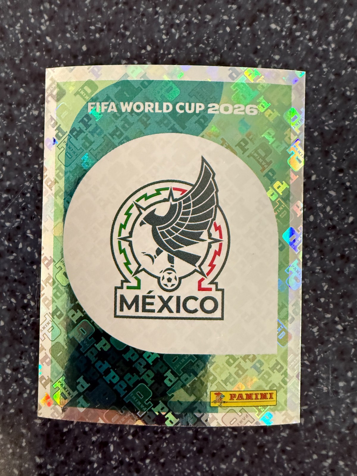 2026 Panini World Cup Gold Crumple Stickers MEX MAR NED NZL NOR PAN PAR POR QAT
