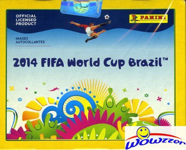 2014 Panini World Cup Brazil HUGE Factory Sealed 50 Pack Sticker Box-350 Sticker