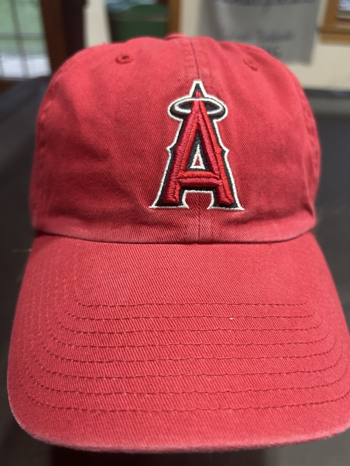 Anaheim Angles RED TWIN ENTERPRISE ADJUSTABLE MLB ANLES HAT. Never worn!