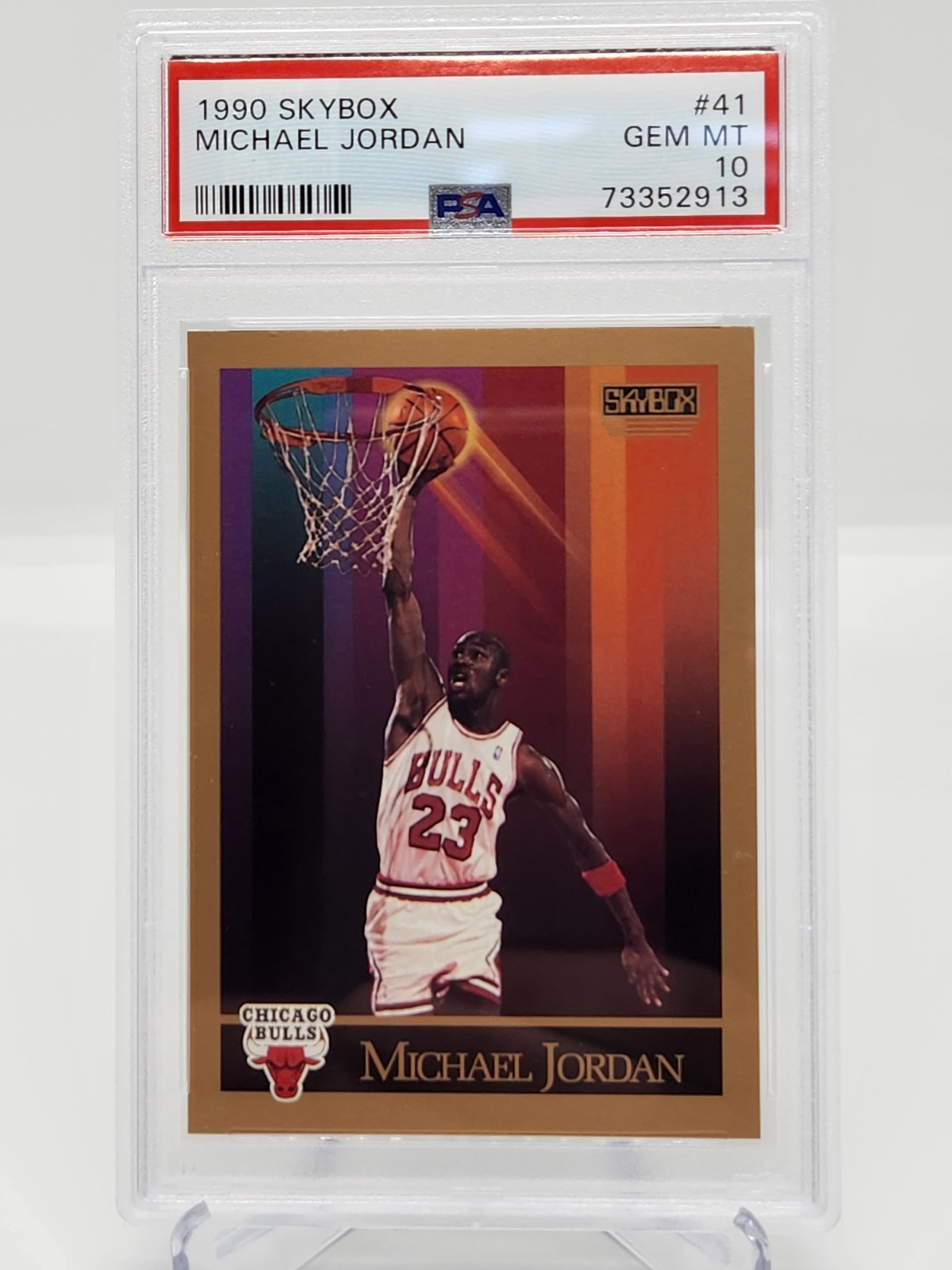 1990 Skybox Michael Jordan PSA 10 #41 🐐