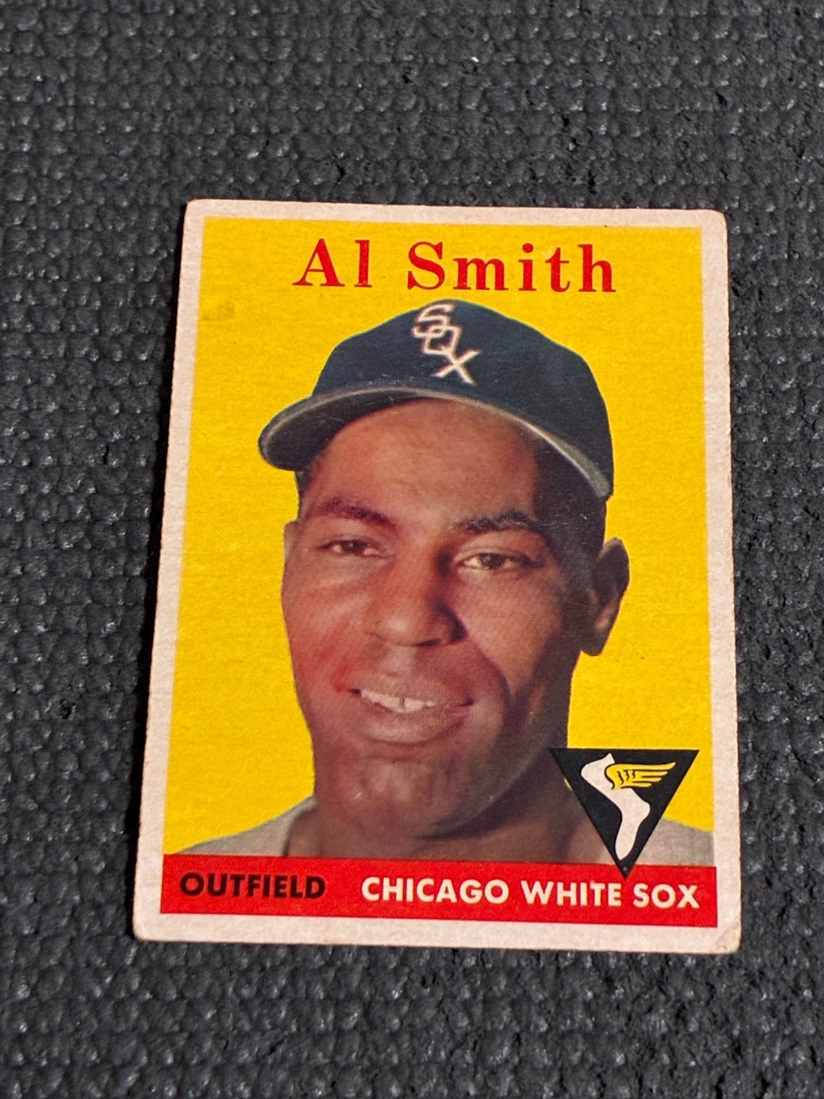 1958 Topps Chicago White Sox Al Smith #177 – No Creases – Unknown Stain Top Left
