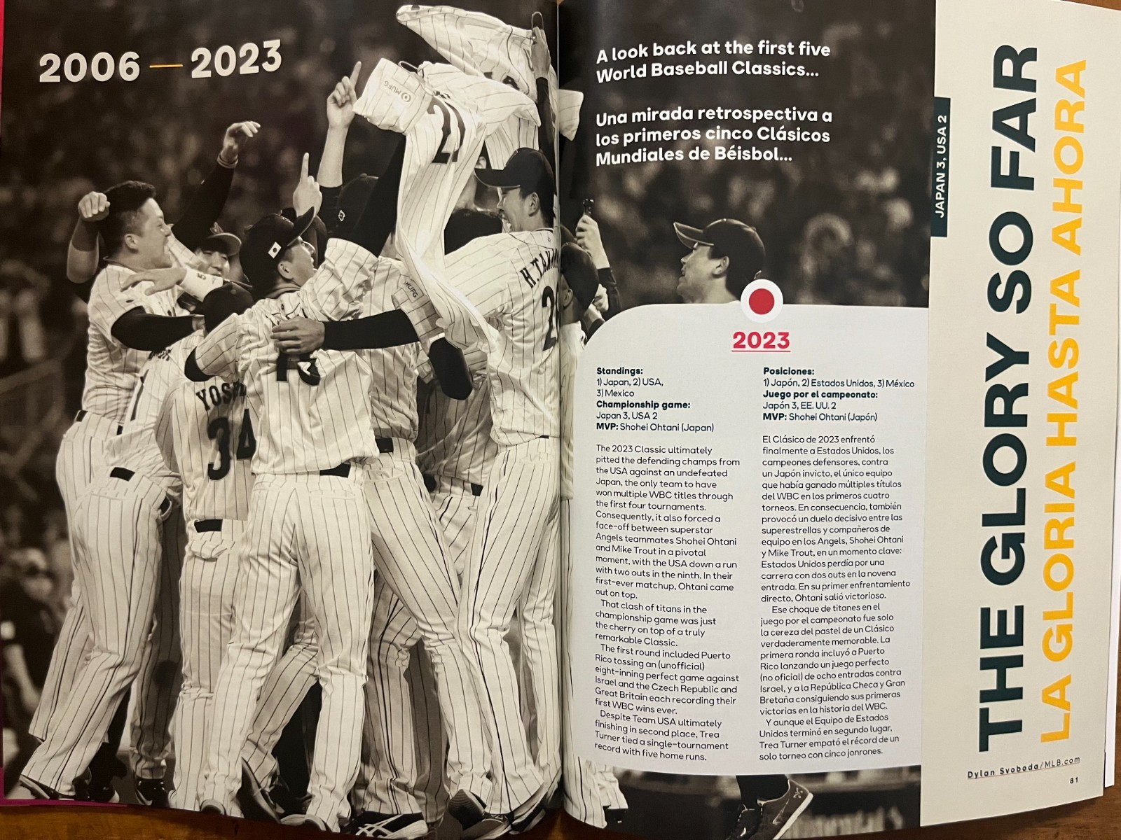 2026 WORLD BASEBALL CLASSIC GAME PROGRAM WBC CHAMPIONSHIP USA ITALY VENEZUELA