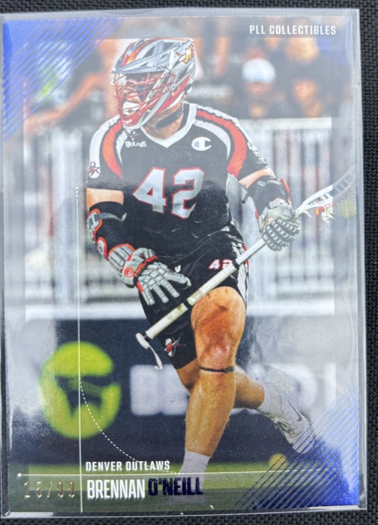 2026 PLL Fieldside II Lacrosse Brennan O’Neill Blue Insert /99