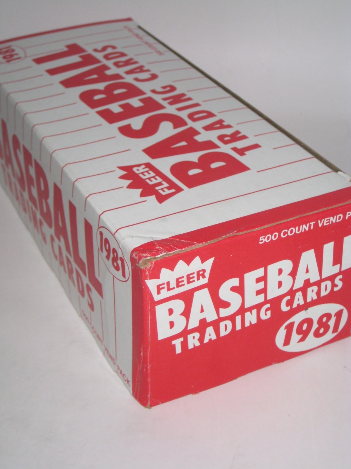 1981 FLEER BASEBALL VENDING BOXES 1-4, 500 COUNT EACH- RARE FREE SHIPPING!
