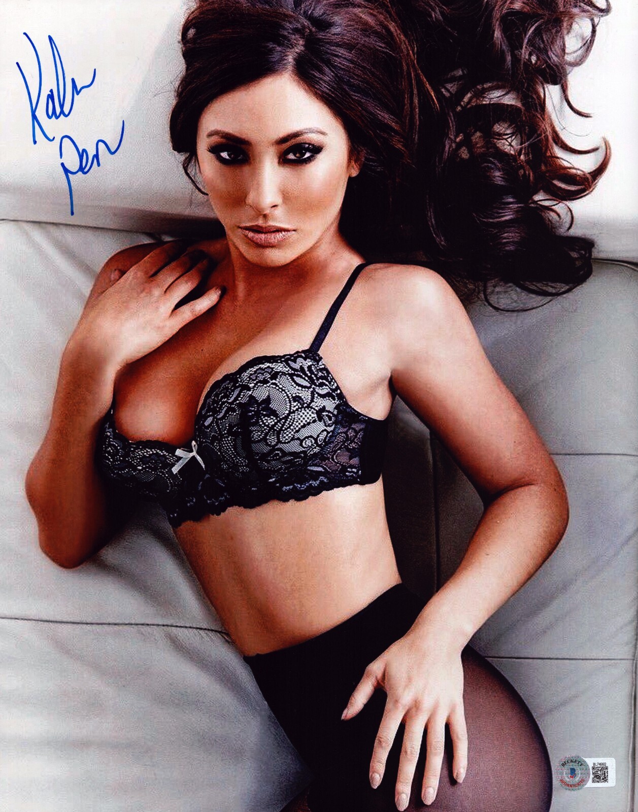Karlee Perez Signed 11×14 Photo BAS COA FCW Maxine Catrina Lucha Underground TNA