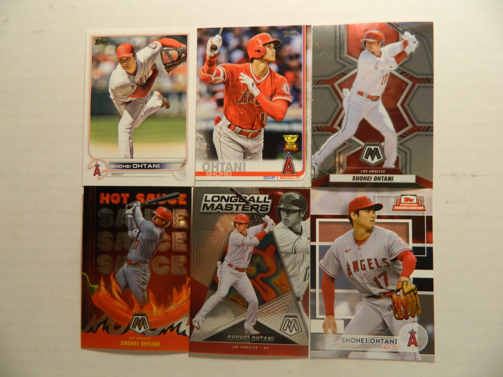2018 – 2025 Topps, Panini, Bowman & More Shohei Ohtani Cards U Pick Finish Set