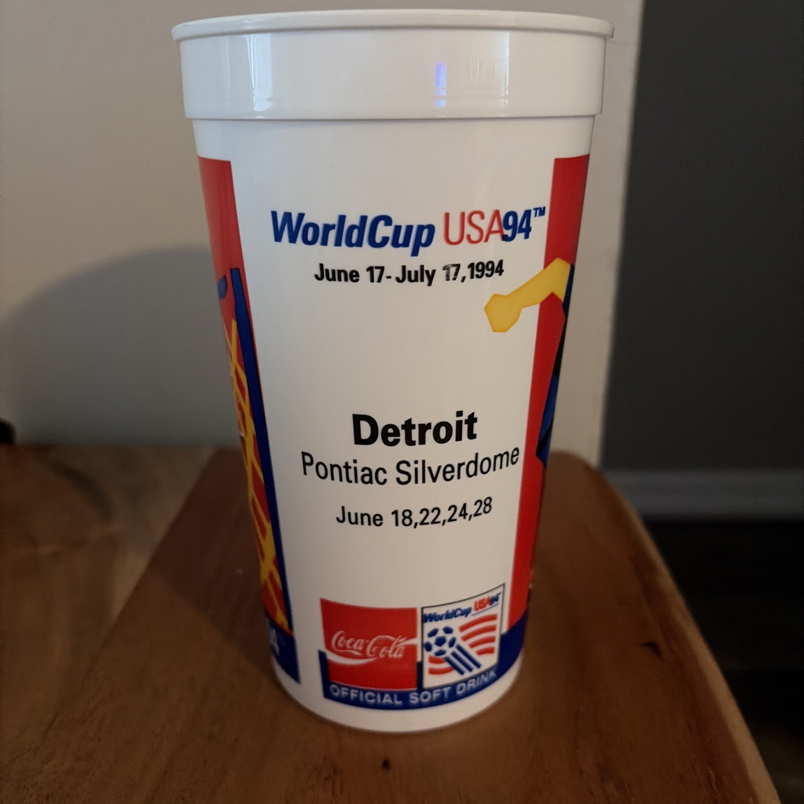1994 World Cup USA94 FIFA World Cup USA Collectors Cup Soccer Detroit (Brazil)