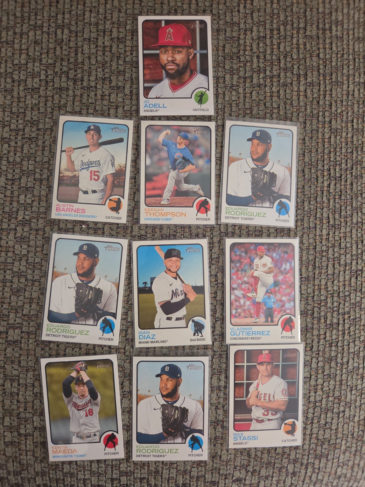 2022 Topps Heritage Lot Of 8 SSP Short Print Cards #401-500 #701-725 🔥 SP
