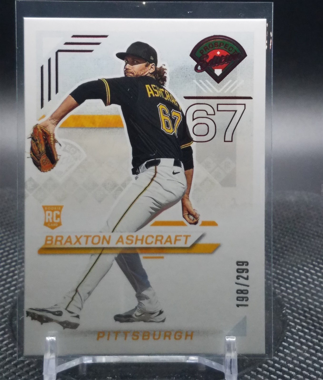 2025 Panini Prospect Edition Braxton Ashcraft Red /299 Pirates