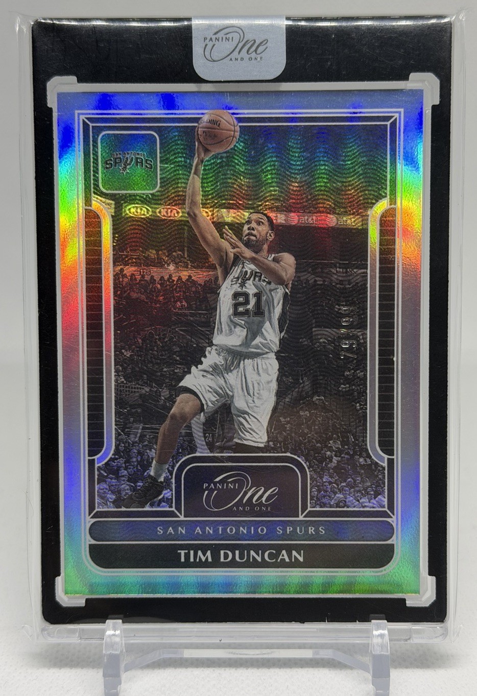 2022-23 Panini One and One Tim Duncan Holo Silver 79/99