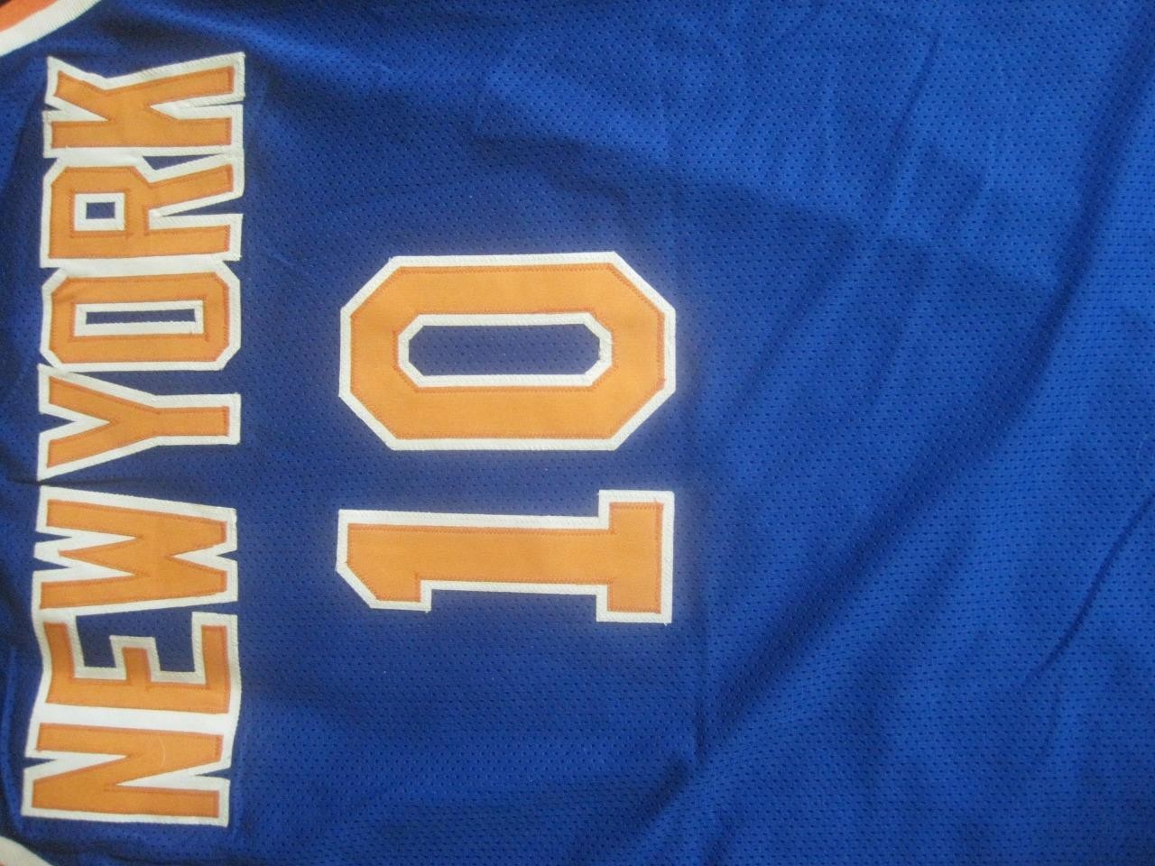 WALT FRAZIER HAND SIGNED AUTOGRAPH BASKETBALL JERSEY NEW YORK KNICKS COA SIZE XL