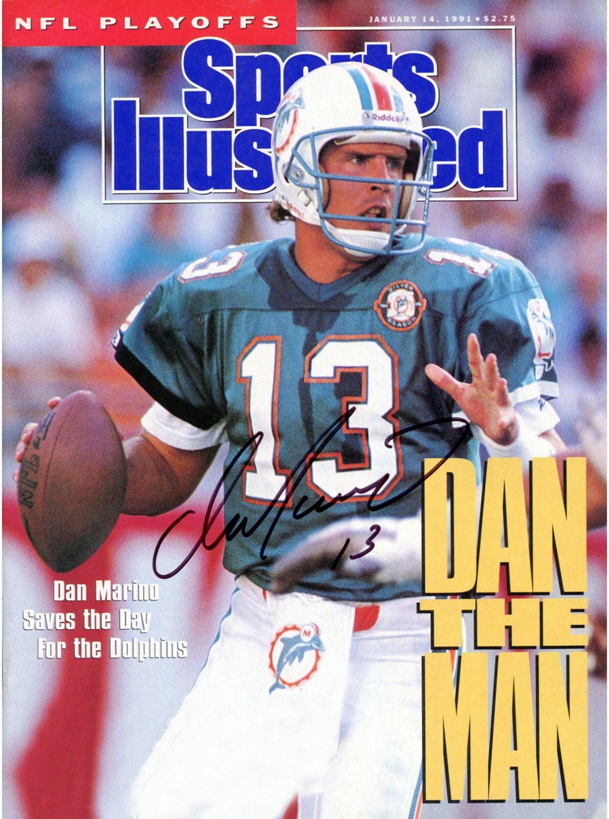 Dan Marino Reproduction signed archival quality photo 01