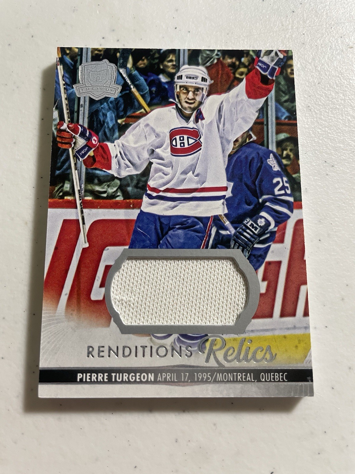 2023-24 The Cup Pierre Turgeon Rendition Patch #RR-PT