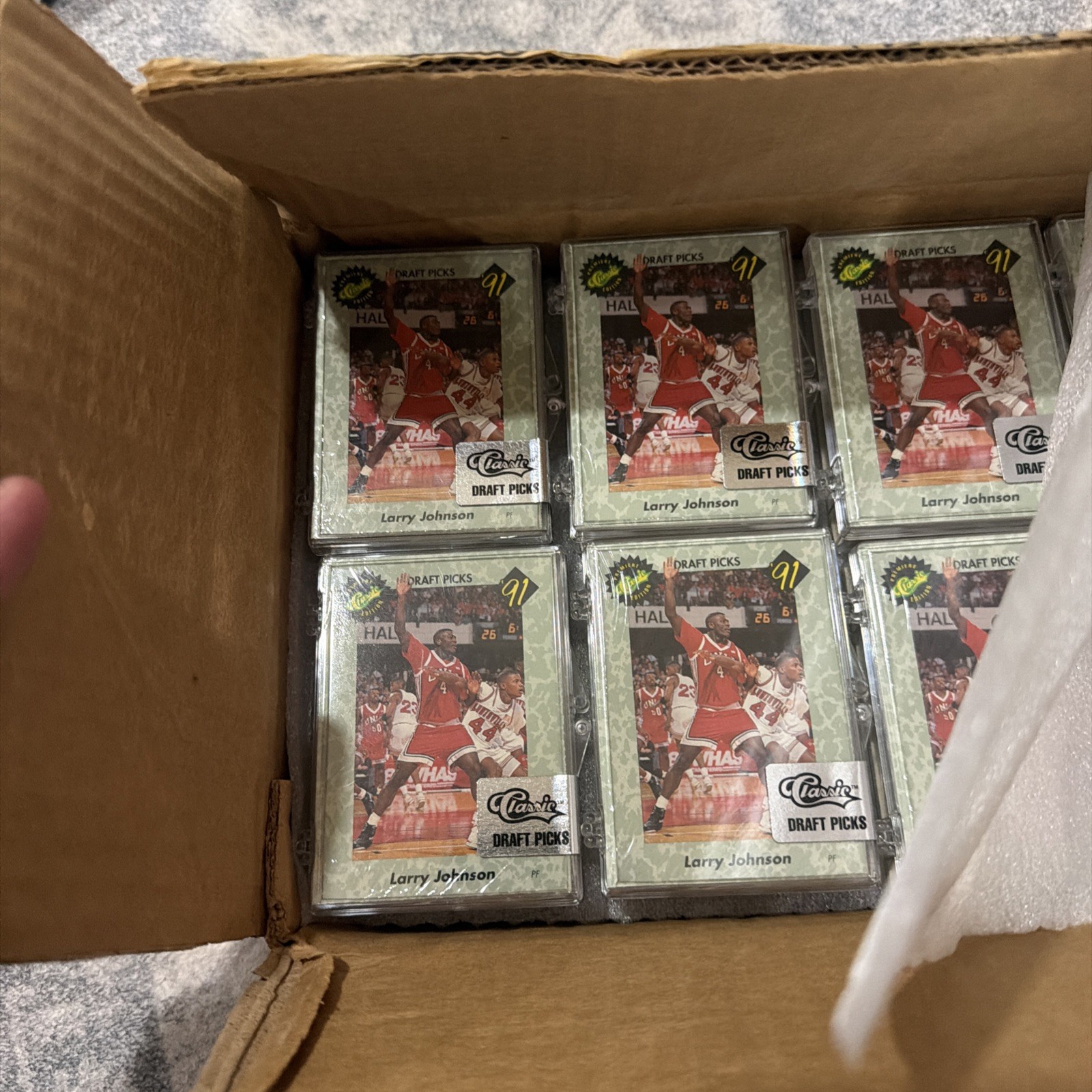 1991 Classic Draft Picks NBA Basketball Sealed Sets (30 pcs) Open Case