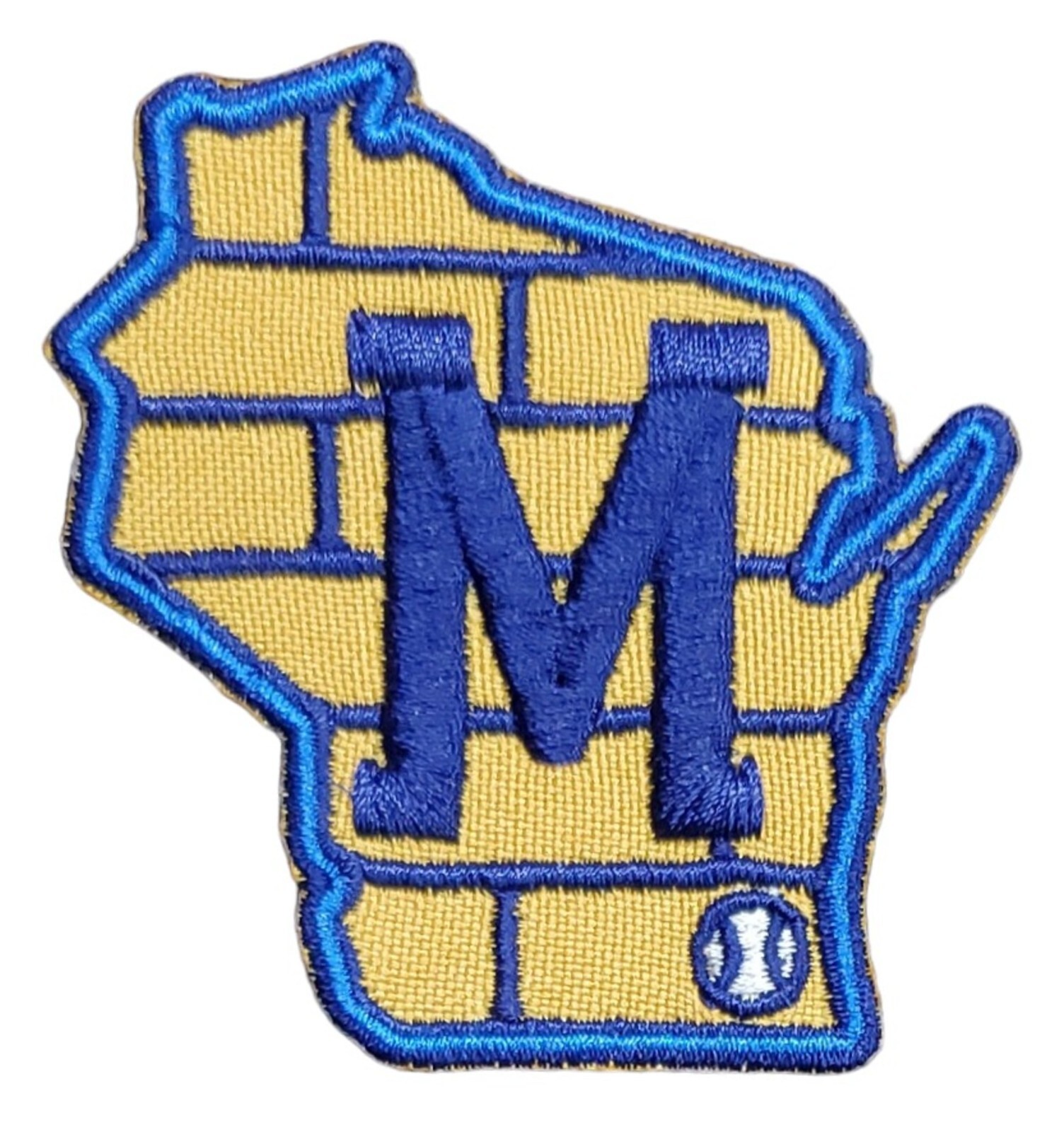 Milwaukee Brewers Road Sleeve World Series MLB Baseball Iron On Patch
